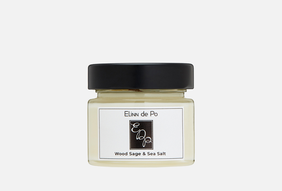 Ароматическая свеча ELINN DE PO Wood sage & Sea salt 100 мл