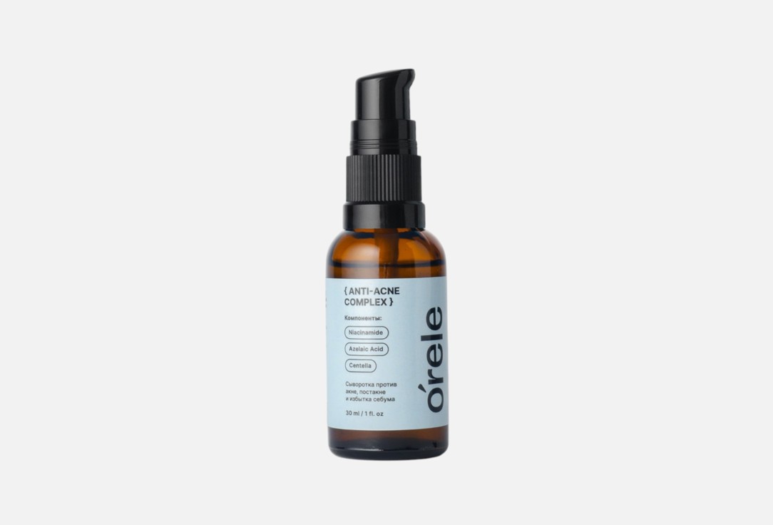 

Сыворотка для лица с ниацинамидом ORELE, ANTI-ACNE COMPLEX 30 мл