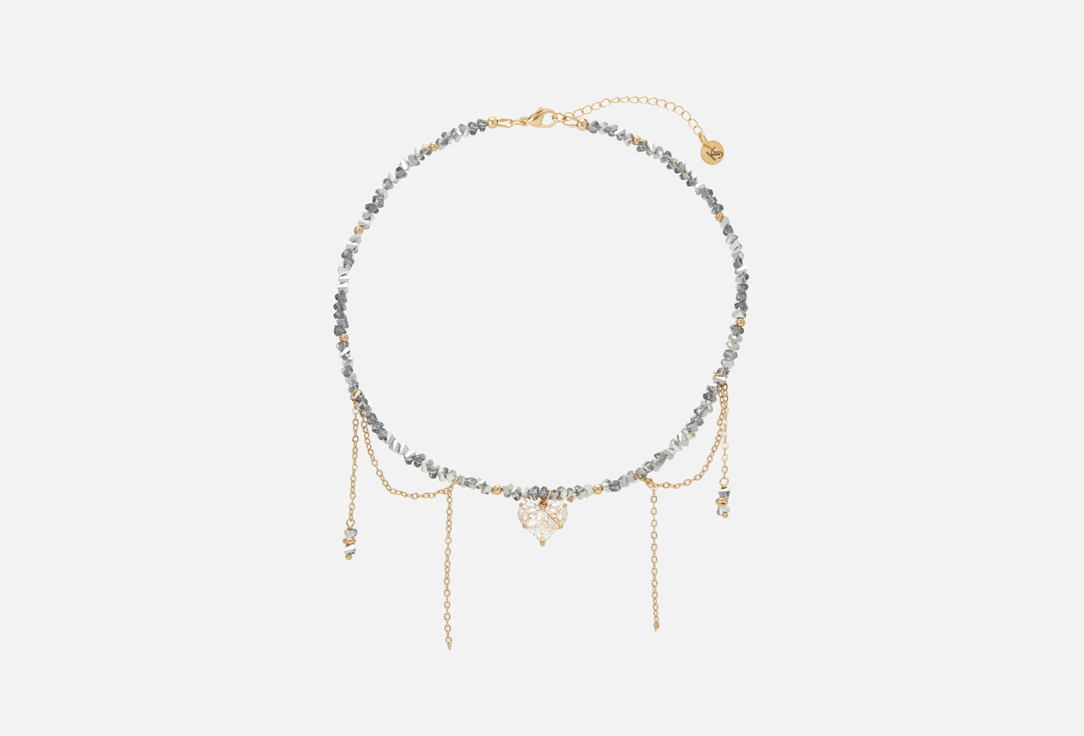 Изображение товара Сверкающий ювелирный чокер Katerina Shepelenko из алмазного стекла и циркона с позолотой