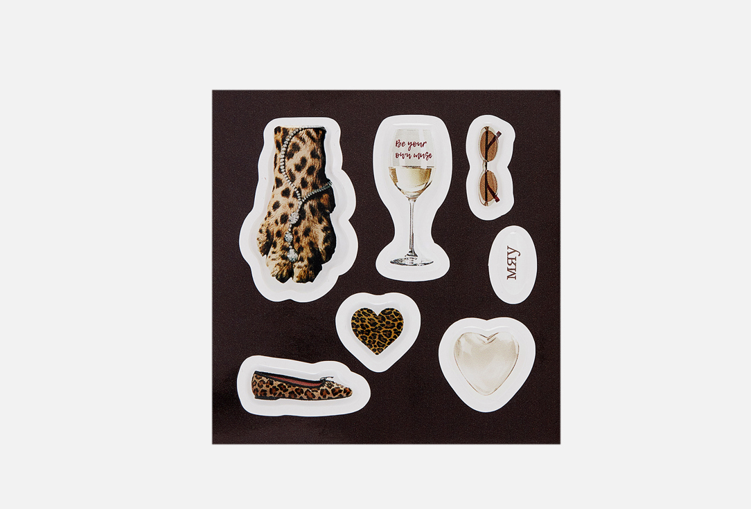 

3D стикеры на телефон 13POINT, Brown Leopard 1 шт