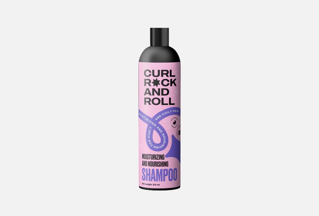 Изображение товара Бессульфатный шампунь для волос CURL ROCK AND ROLL MOISTURIZING AND NOURISHING