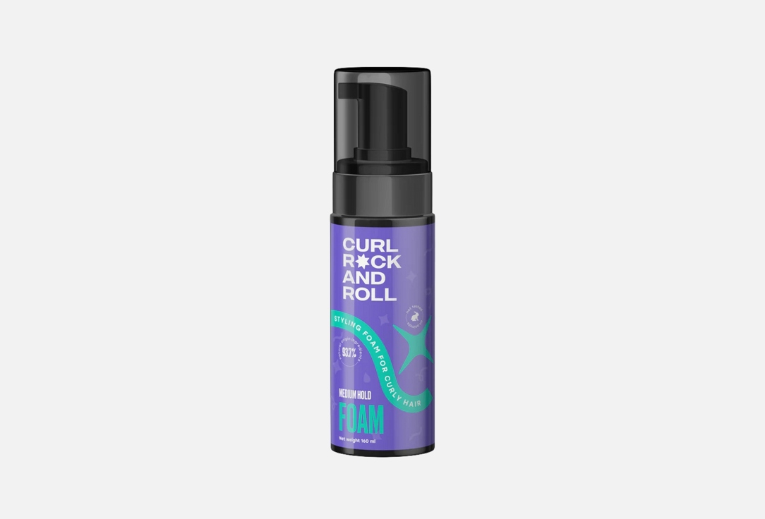 Изображение товара пенка для волос средней фиксации CURL ROCK AND ROLL MEDIUM HOLDSTYLING FOAM