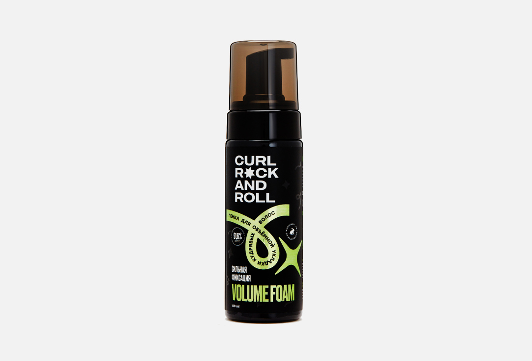 пенка для волос сильной фиксации CURL ROCK AND ROLL STRONG HOLD STYLING FOAM 160 мл