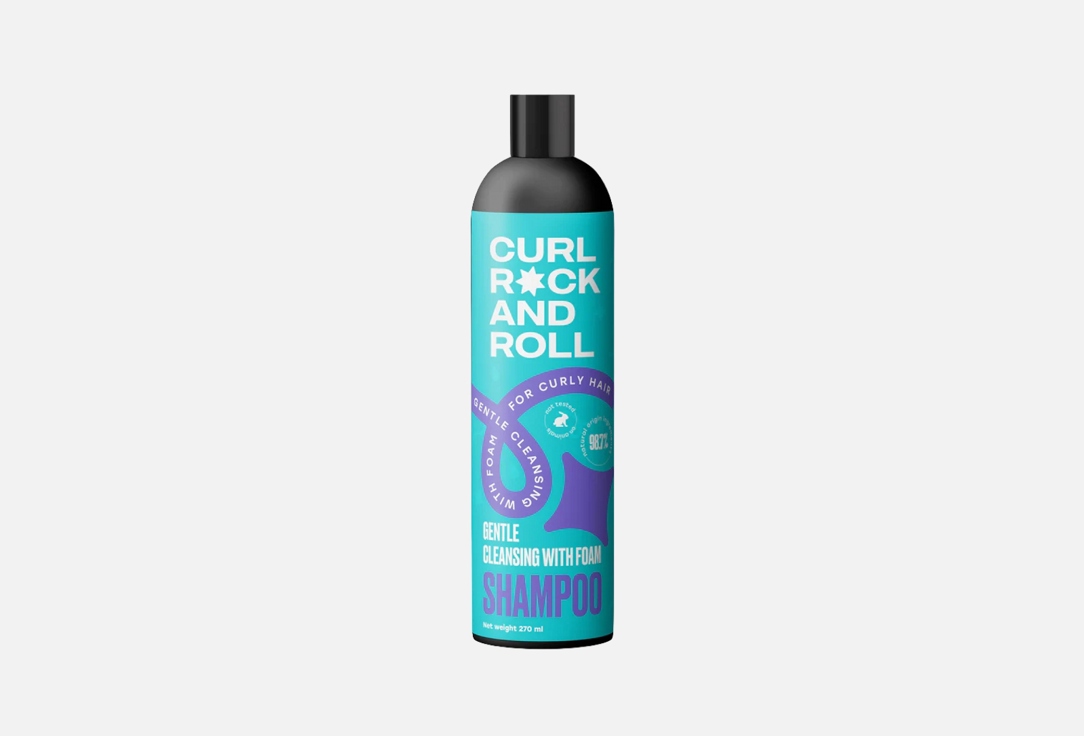 

Шампунь для волос CURL ROCK AND ROLL, GENTLE CLEANSING WITH FOAM 270 мл