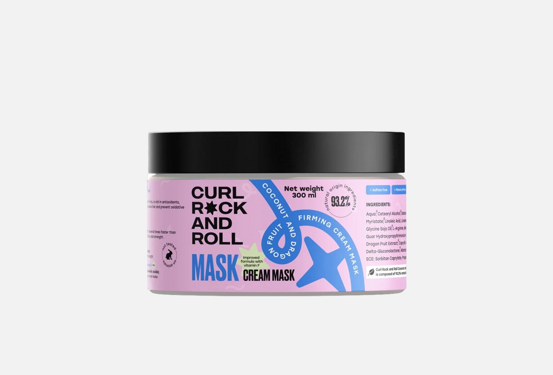 Изображение товара Крем-маска для волос CURL ROCK AND ROLL STRENGTHENING CREAM MASK