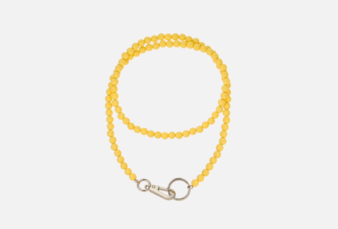 Изображение товара Яркий брелок KRIVOKOSO LARGE lemon из акрила и металла для ключей и сумок