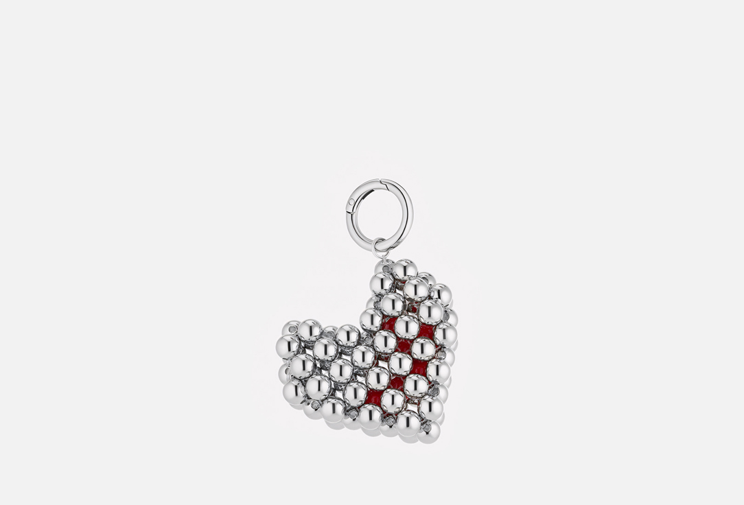 Изображение товара Брелок KRIVOKOSO HEART MINI silver