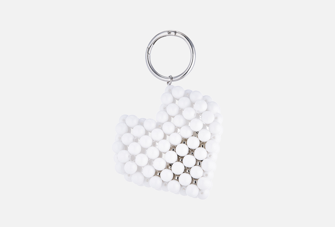 

Брелок KRIVOKOSO, HEART white 1 шт