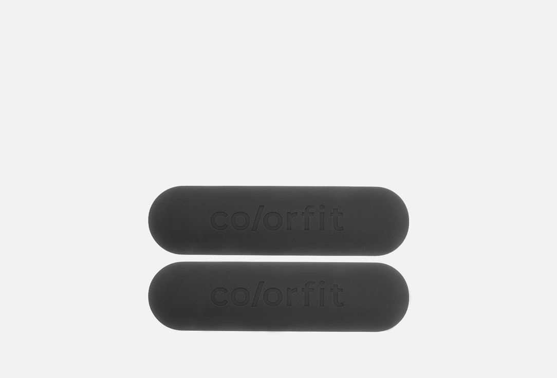 Изображение товара Гантели Colorfit серые 1.4 кг комплект для фитнеса домашние тренировки