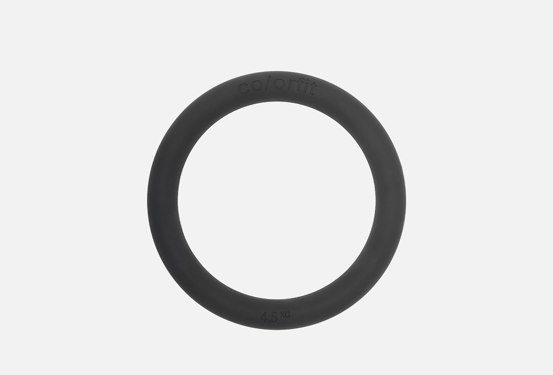 Изображение товара гантель-кольцо Colorfit серая 4.5 кг