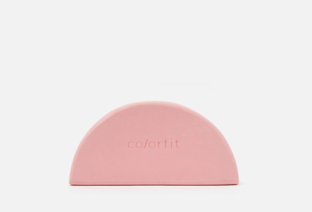 Блок для йоги и пилатеса COLORFIT Розовый 1 шт
