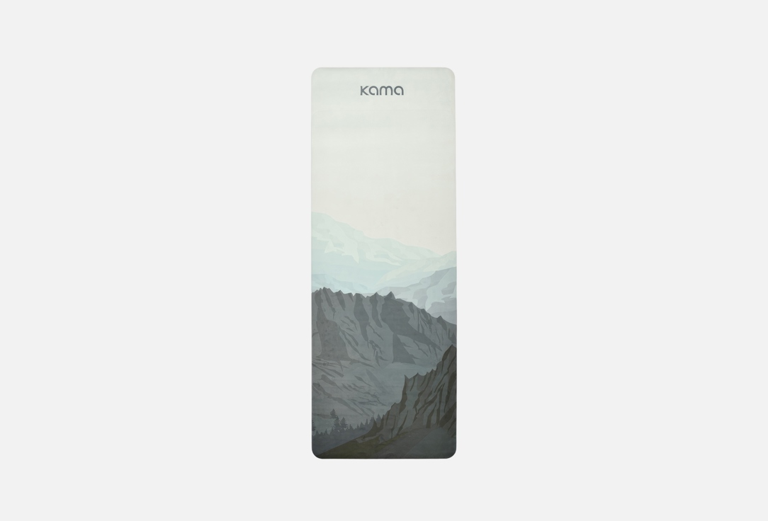 Коврик для йоги и фитнеса KAMA Mat azure grey 1 шт