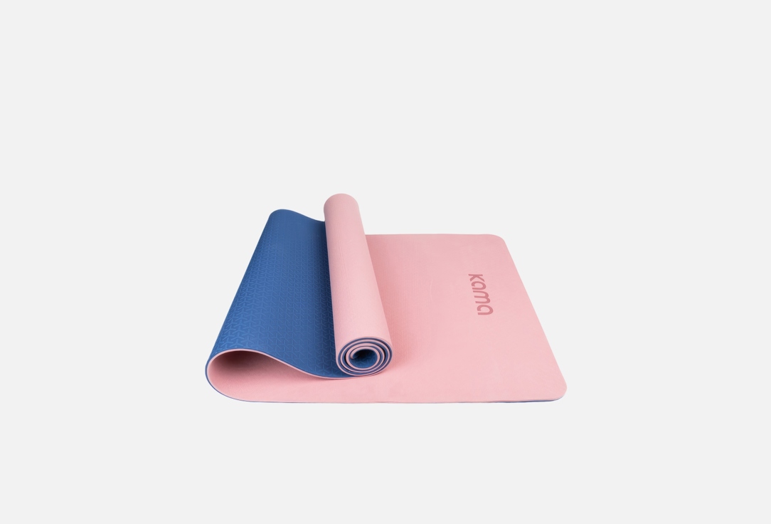 Изображение товара Коврик для йоги и фитнеса Kama mat pink 183x61 см непр滑ящий ТПЭ