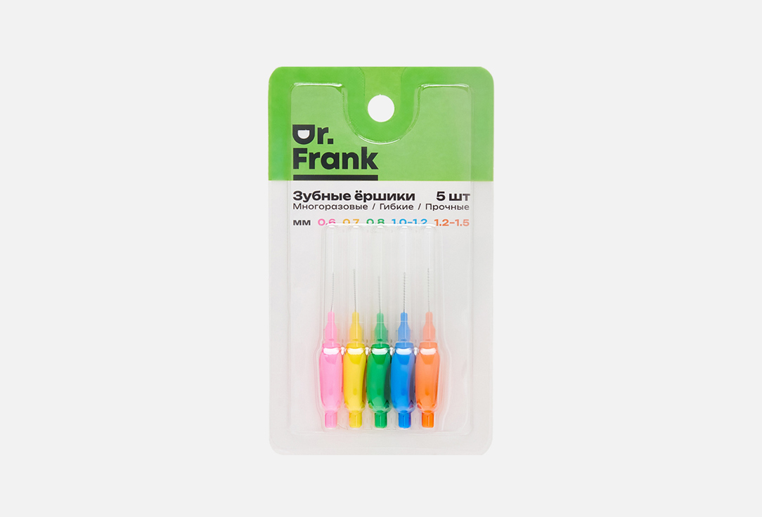 

Зубные ершики DR. FRANK, Ассорти 5 шт