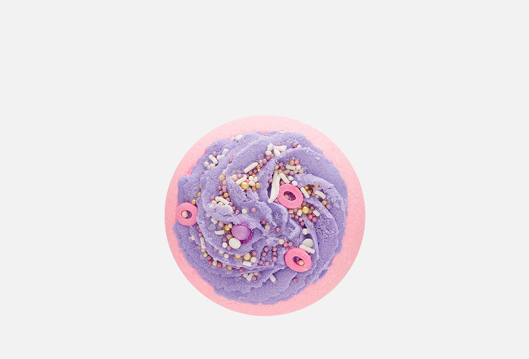 Изображение товара Бомбочка для ванны с уточкой Leosilverhome Муза - аромат ягод