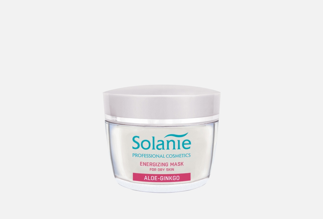 Маска для лица SOLANIE PROFESSIONAL COSMETICS Solanie Energizing mask, ALOE GINKGO 50 мл