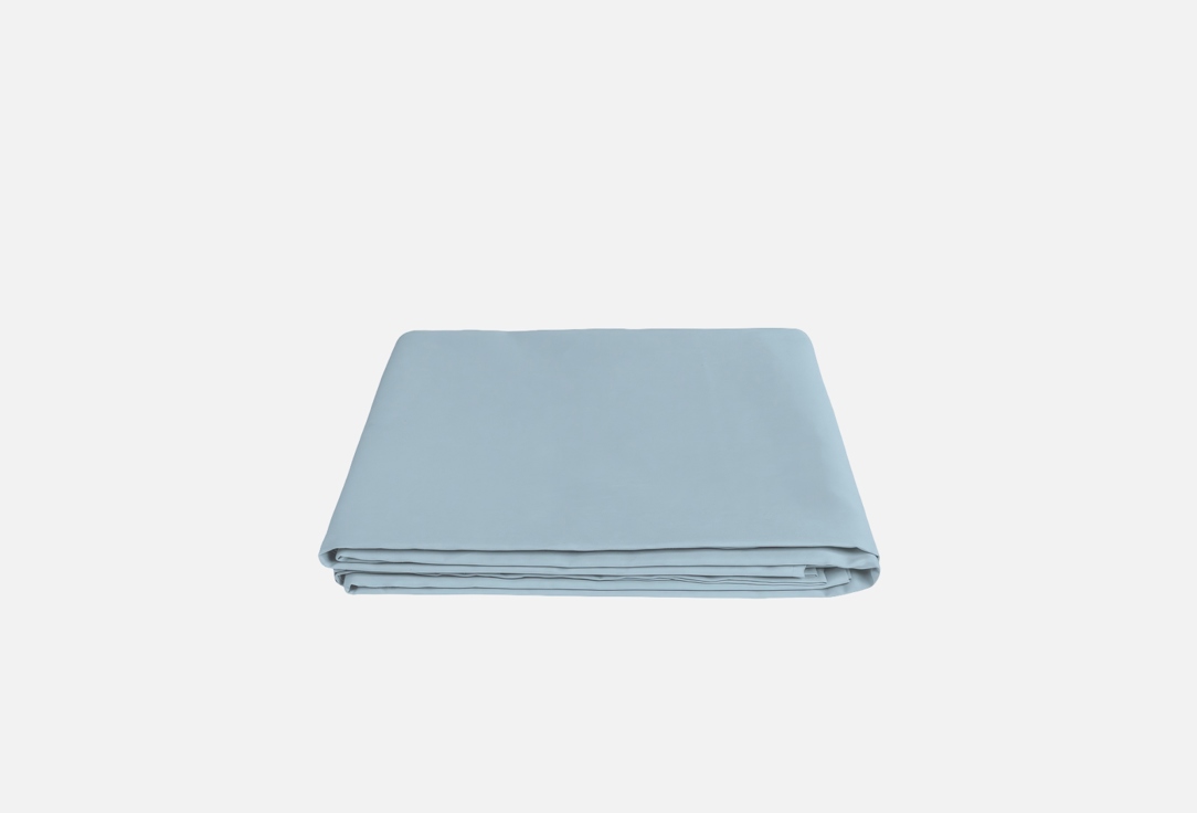 Изображение товара Простыня без резинки BELLEHOME стефания 250х245 см сатин хлопок azure