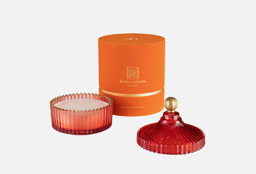 Изображение товара Ароматическая свеча Karlsbach Red, L - роскошный аромат для уюта и релакса