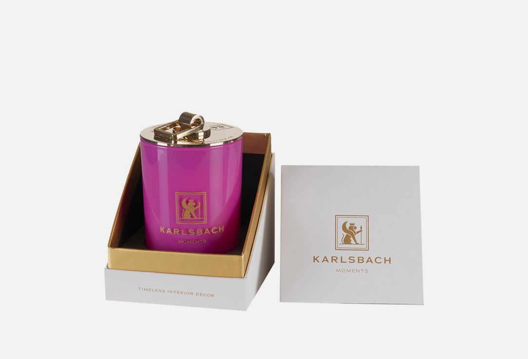 

Ароматическая свеча KARLSBACH, Dark Pink Gold, S