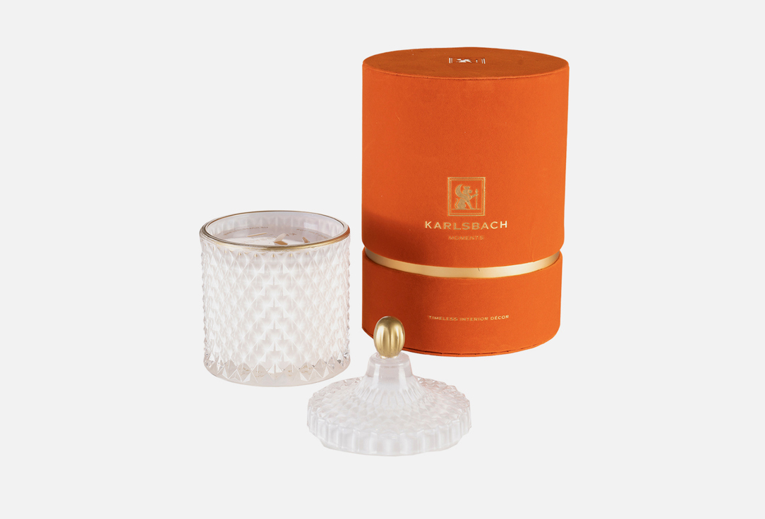 Изображение товара Ароматическая свеча Karlsbach White S 10,5х18 см премиум качество