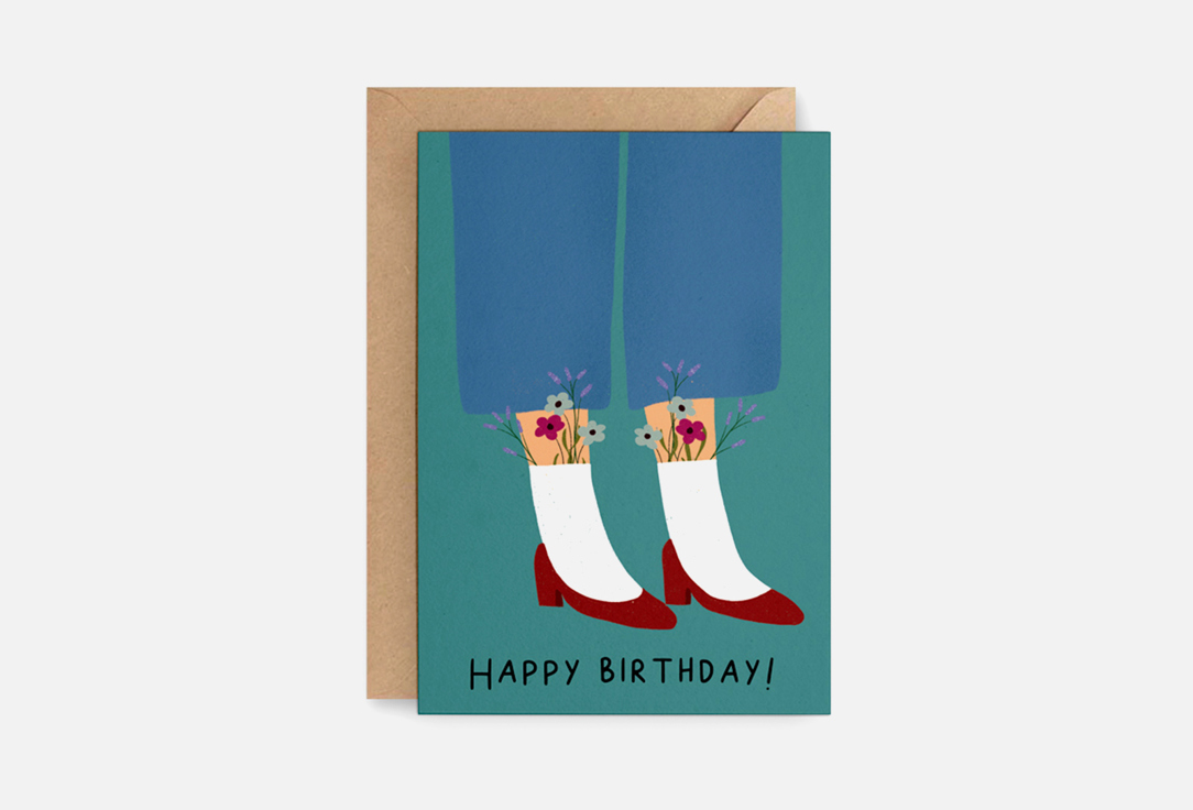 

Открытка DUET.STORE, Birthday's flowers 1 шт