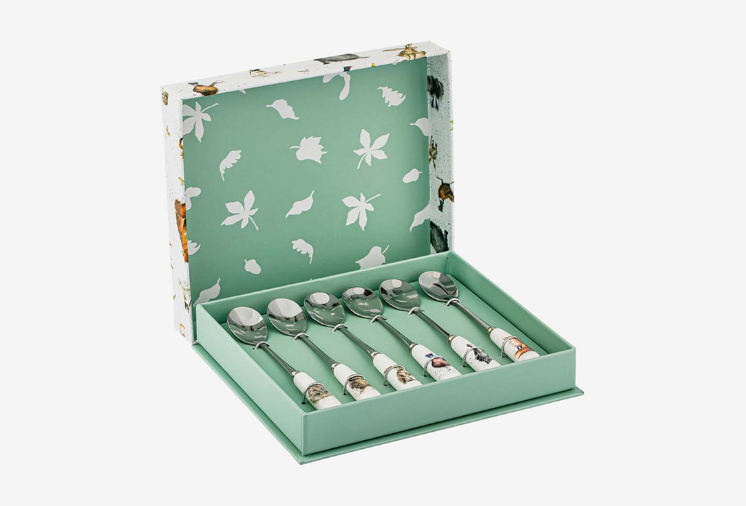 

Набор ложек чайных ROYAL WORCESTER, Мультиколор, Забавная фауна 6 шт