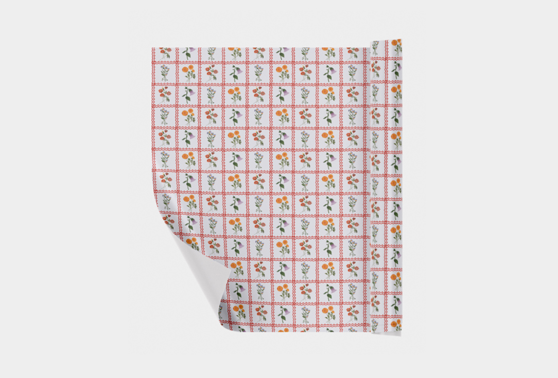 Изображение товара Подарочная упаковка Duet.Store с голубыми цветами