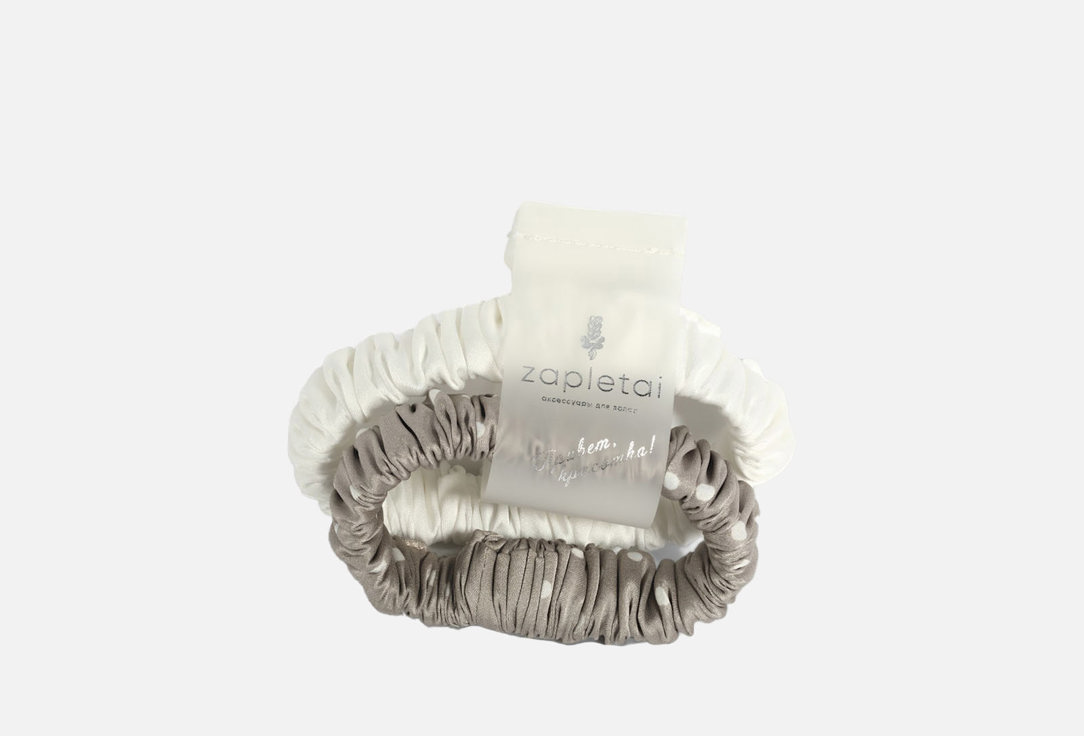 Изображение товара Резинка для волос Zapletai №49 XS из искусственного шёлка для женщин