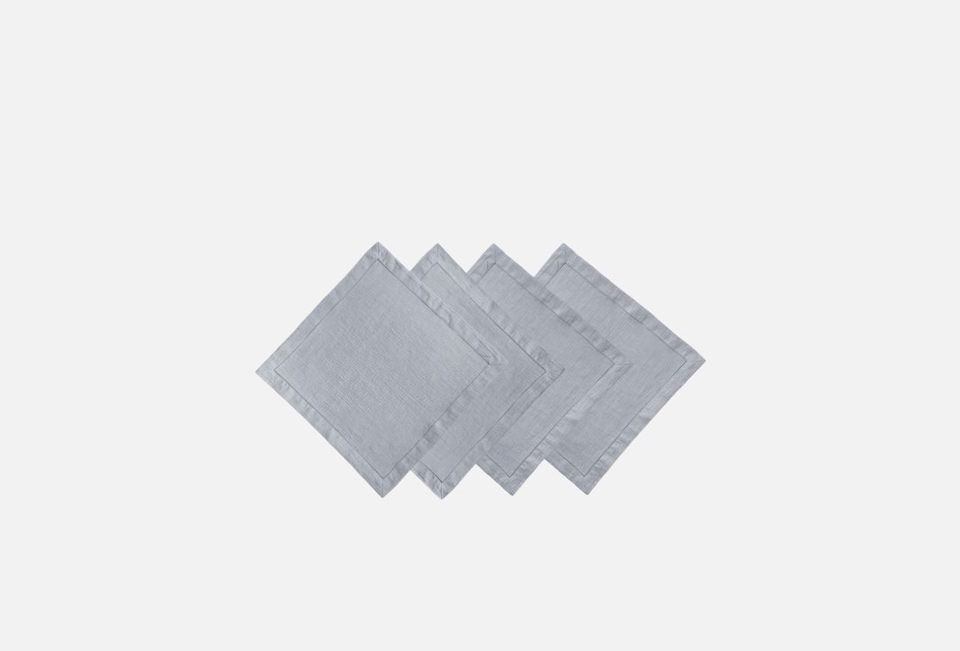 

Комплект салфеток столовых BELLEHOME, Серый, Silver, 40х40 4 шт