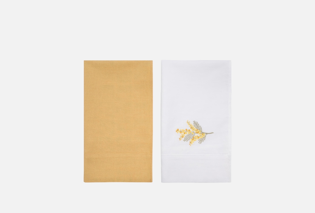 

Комплект полотенец столовых BELLEHOME, С вышивкой, Mimosa, 40x70 2 шт