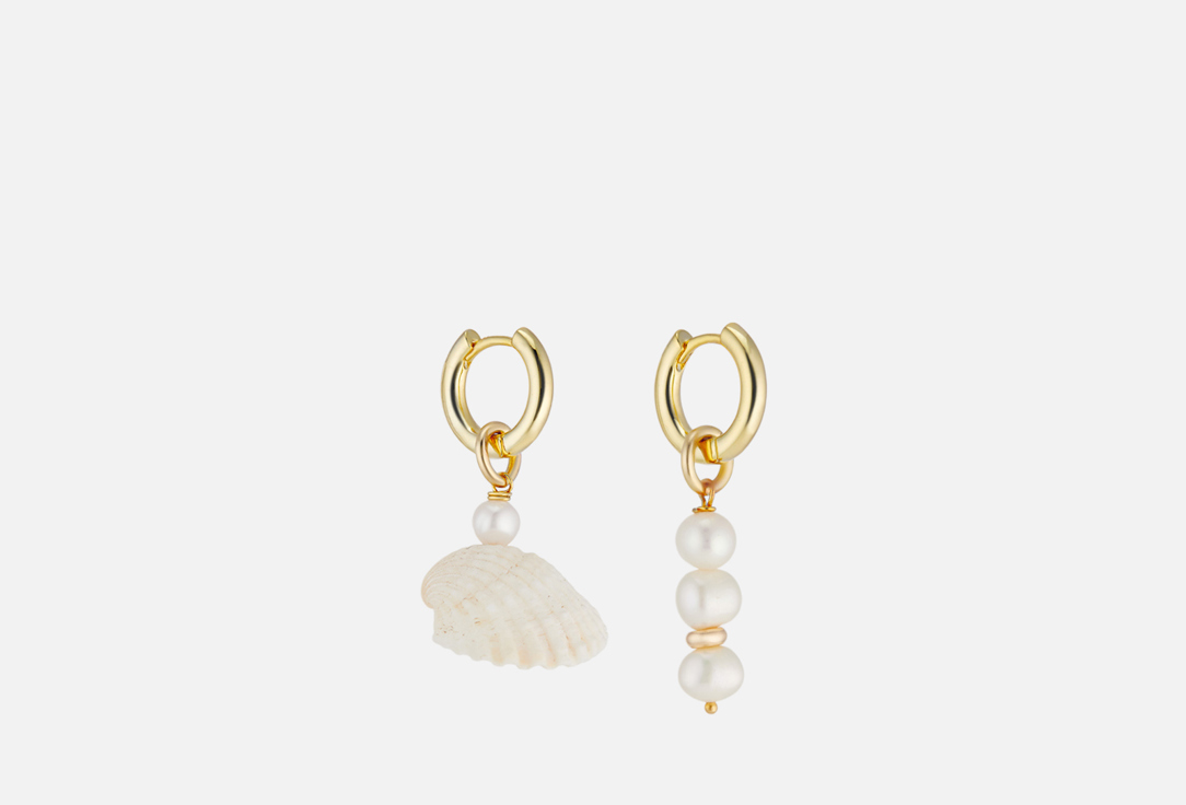 

Серьги CHUCHERIA, WHITE SHELL 2 шт