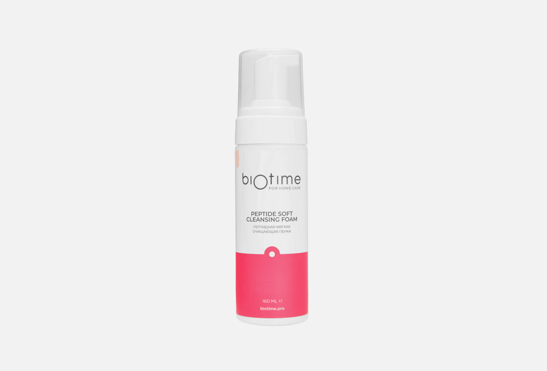 Изображение товара Очищающая пенка для лица с пептидами Biotime For Home Care peptide soft cleansing foam