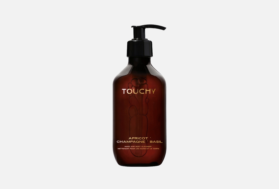 Парфюмированный гель для душа TOUCHY Apricot, champagne, basil 300 мл