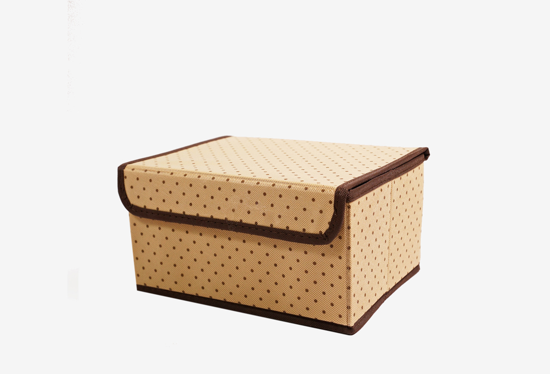 Изображение товара Коробка для хранения вещей РутаУпак ГОРОХ, с крышкой, 25x19x13