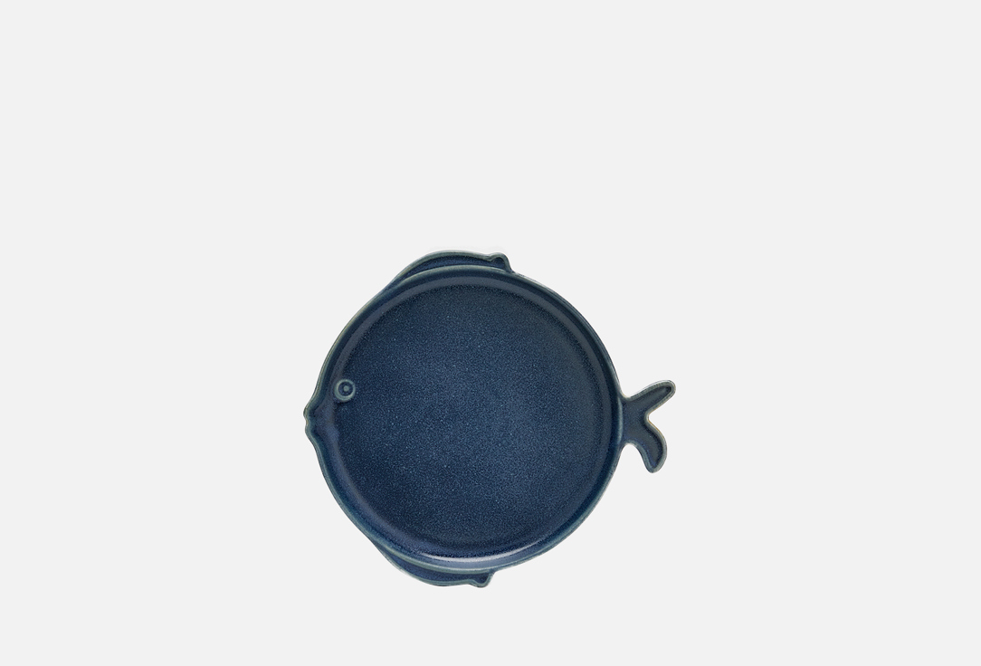 

Тарелка MYATASHOP, Десертная, тёмно-синяя, 22,5 см 1 шт