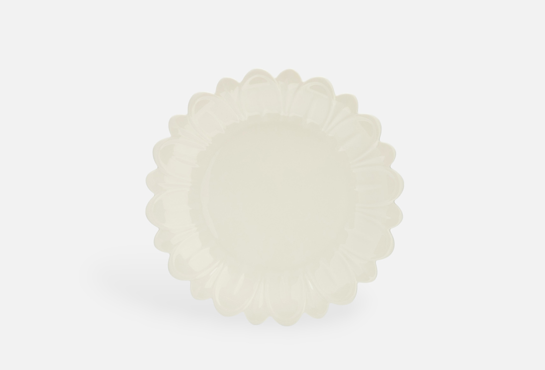 Изображение товара Тарелка Myatashop обеденная, lotus magic, белая, 26 см