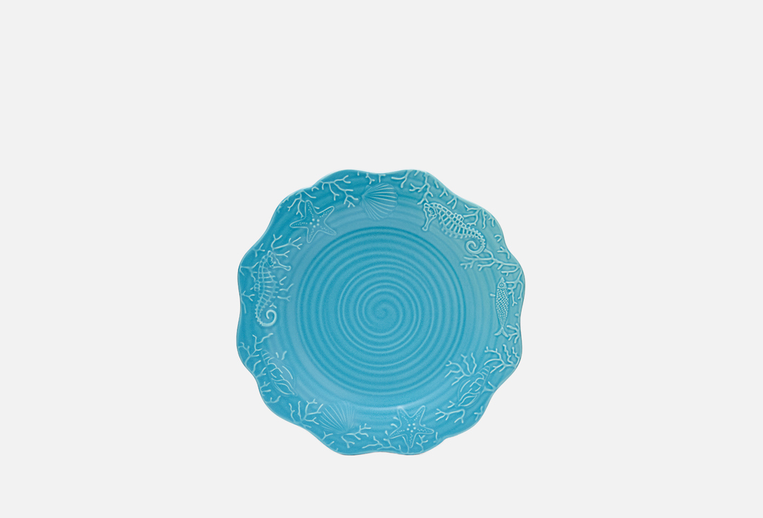 Изображение товара Тарелка Myatashop обеденная, морская, небесно-голубая