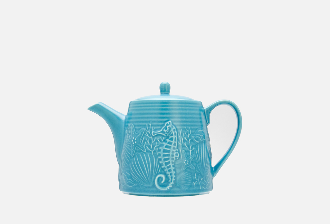 Изображение товара Чайник заварочный Myatashop морской, небесно-голубой