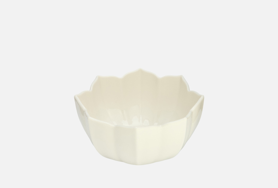 Салатник MYATASHOP Lotus magic, белый, 16 см 16 мл