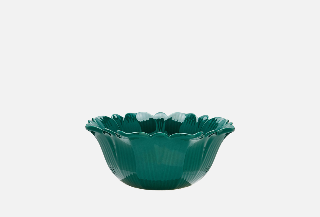 

Салатник MYATASHOP, Lotus magic, тёмно-зелёный, 20 см 20 мл