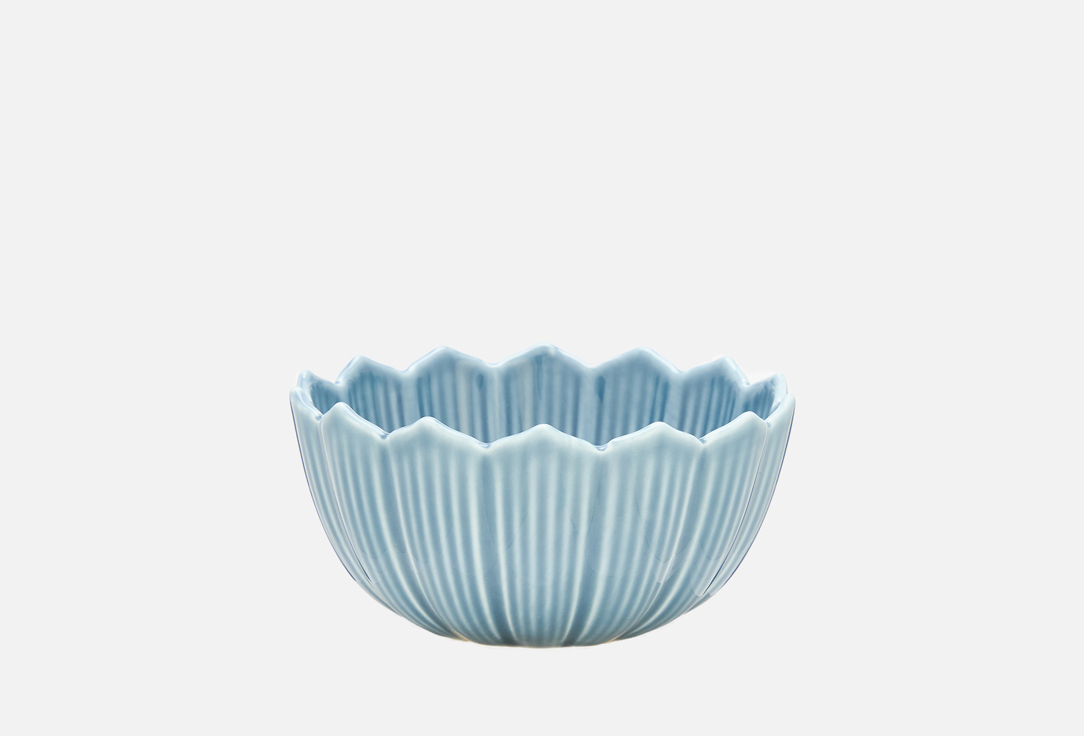 Салатник MYATASHOP Lotus magic, голубой, 12 см 12 мл