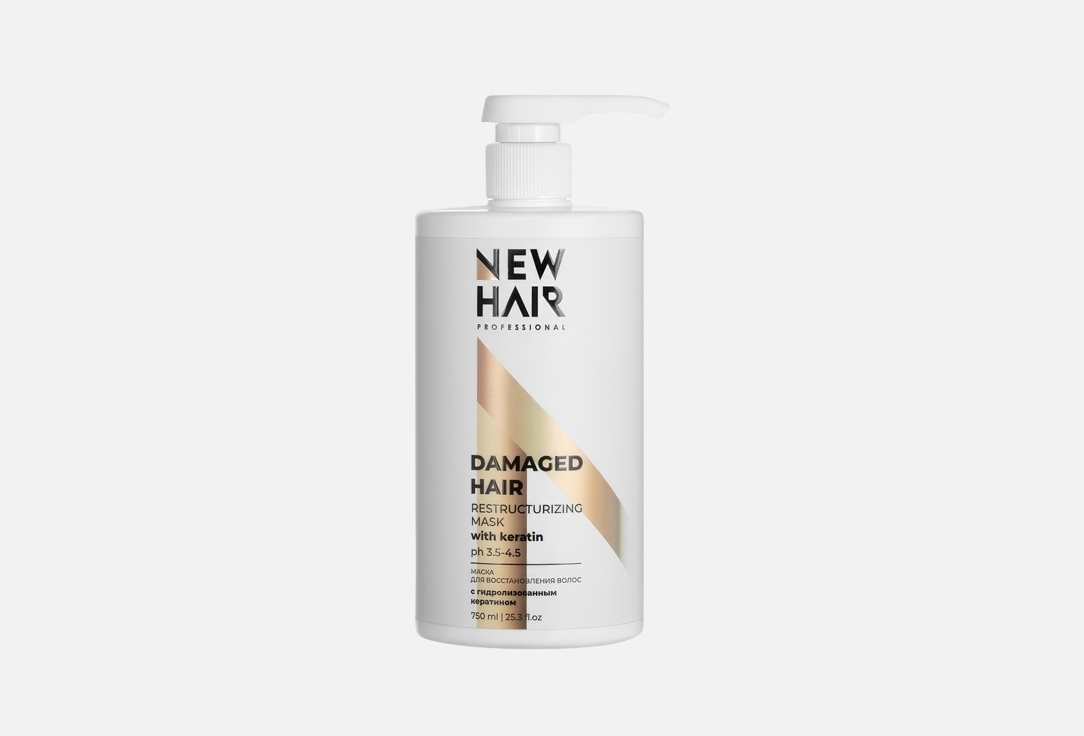 

Маска для волос NEW HAIR PROFESSIONAL, DAMAGED HAIR 750 мл