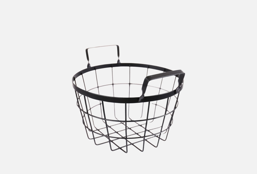 Изображение товара Корзина металлическая N Family Круглая, черная, D21*H12