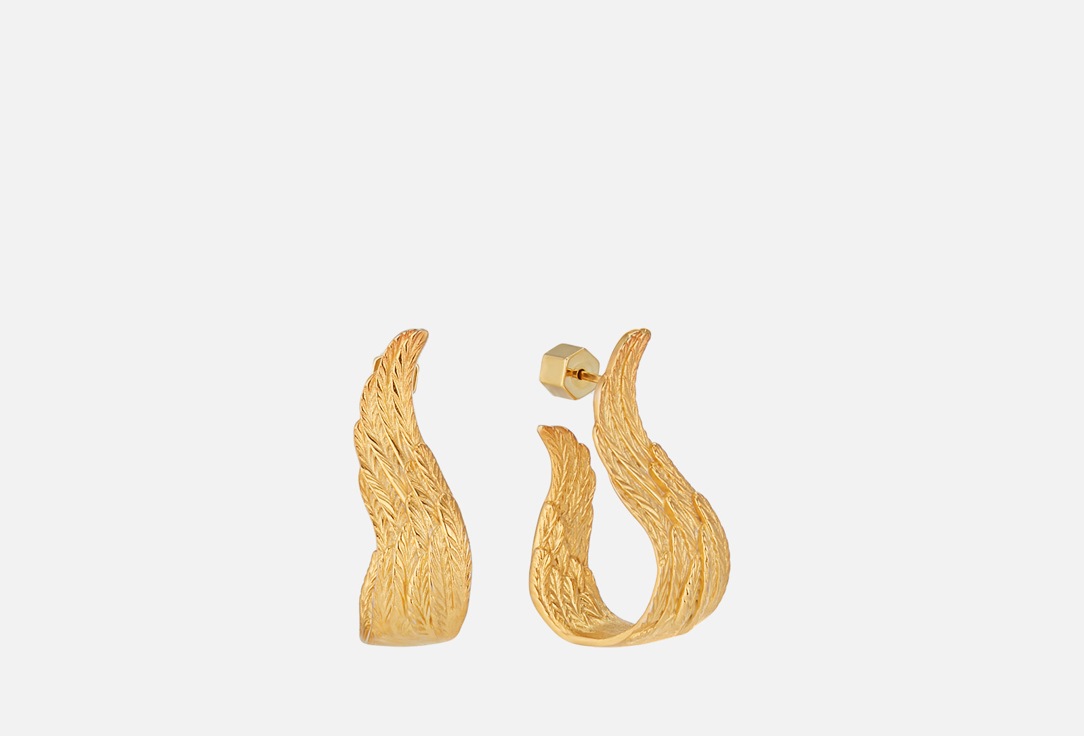 Изображение товара Серьги Caviar Jewellery DROWNING TO EMBRACE золотистые с позолотой для женщин