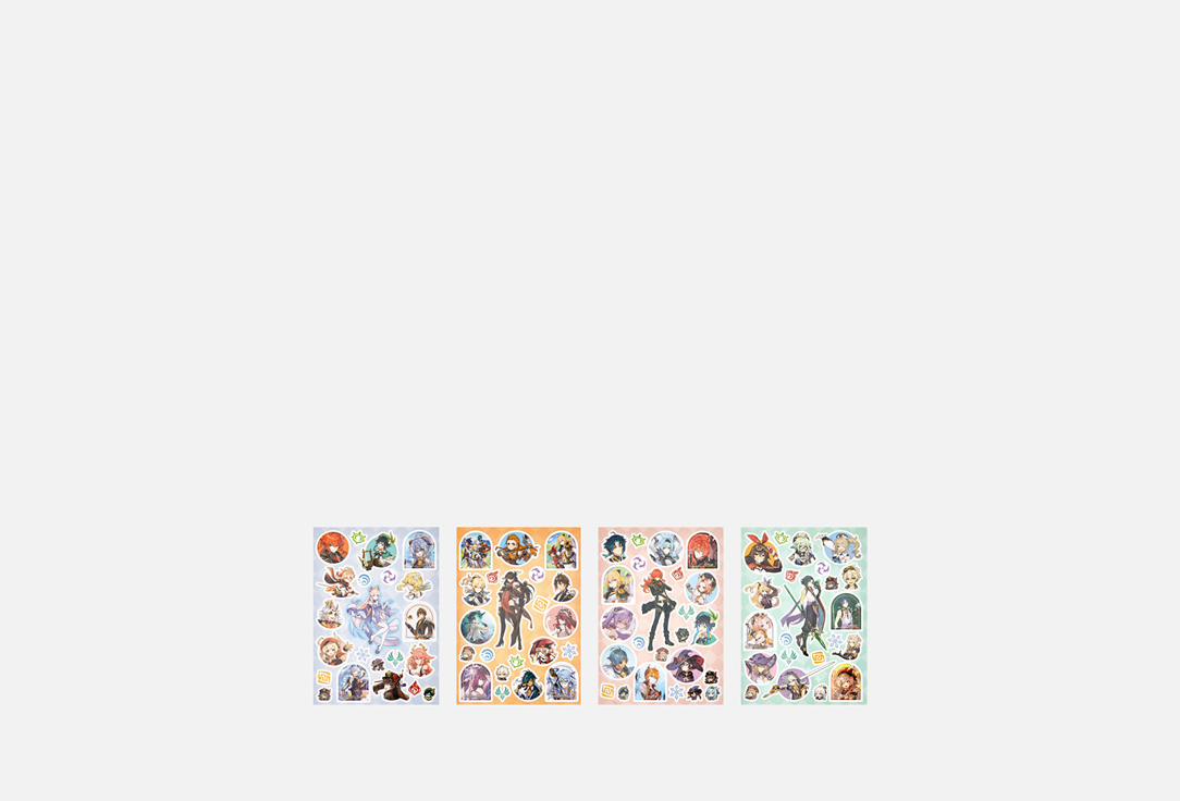 

Наклейки-стикеры PREMIERE PUBLISHING, Genshin 4 шт