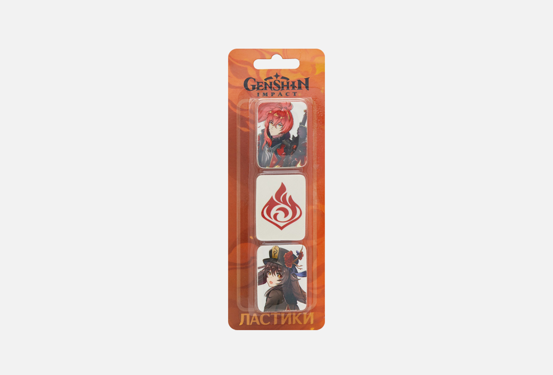 Набор фигурных ластиков PREMIERE PUBLISHING Genshin 1 шт