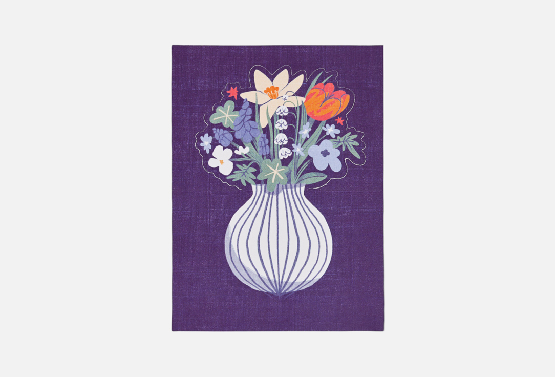 Изображение товара Резная открытка O PAPER PAPER Цветы весны с крафт-конвертом формат А6