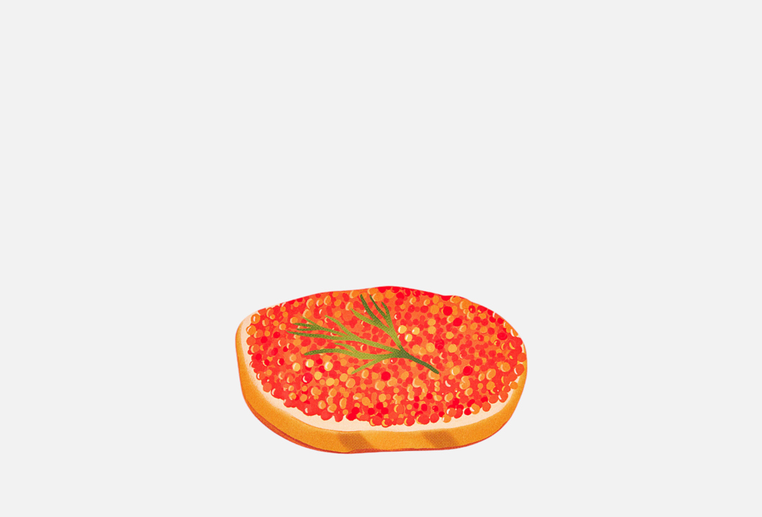 

Открытка O PAPER PAPER, Бутерброд с красной икрой 1 шт