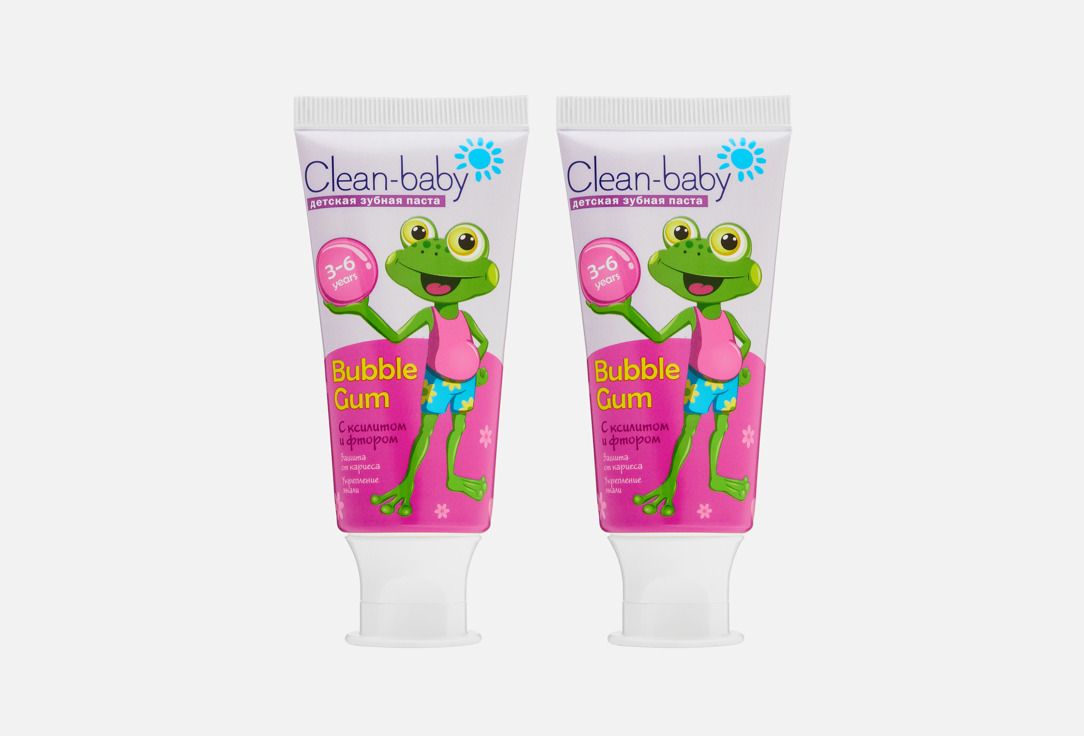 

Зубная паста CLEAN-BABY, Clean baby 3-6 2 шт