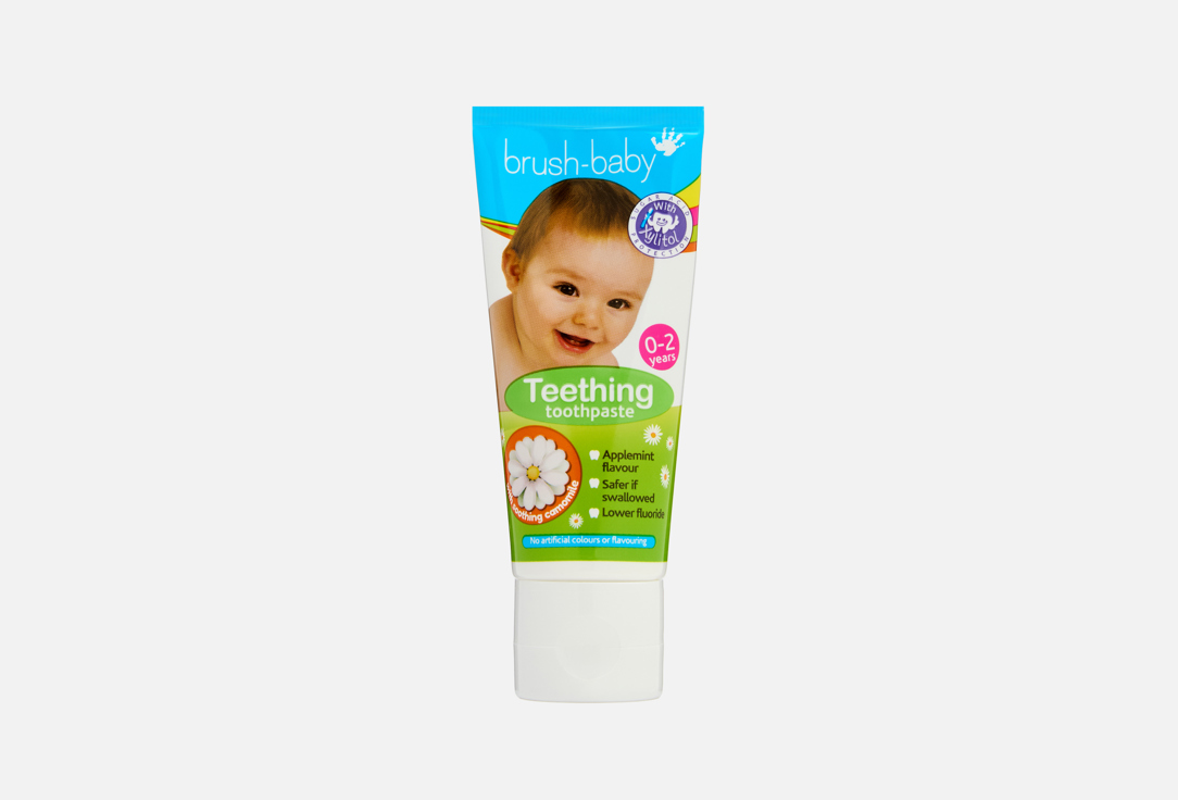 Изображение товара Детская зубная паста 0-2 года Brush-Baby applemint flavour